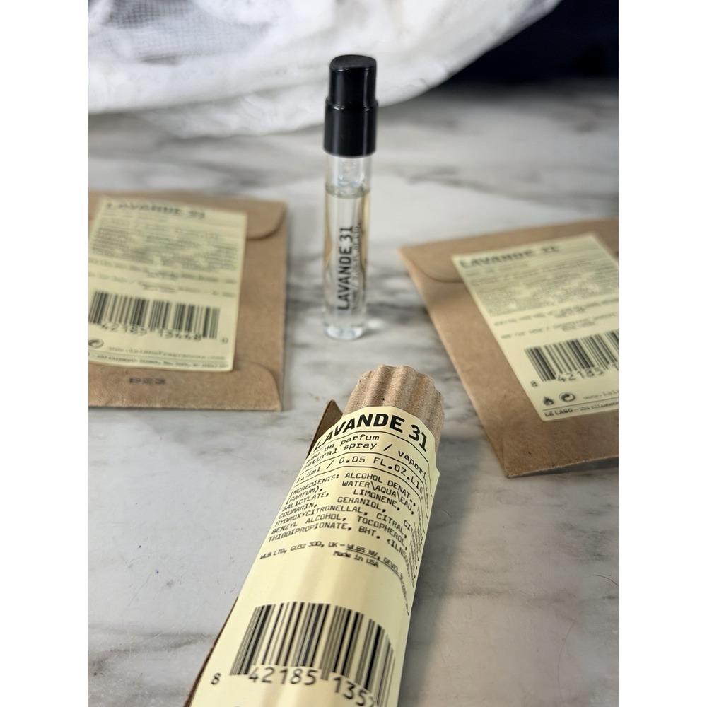 NEW 3~Le Labo Lavande 31 Eau de Parfum EDP Sample Vial 2 /.025oz, 1/1.5ML (2997)